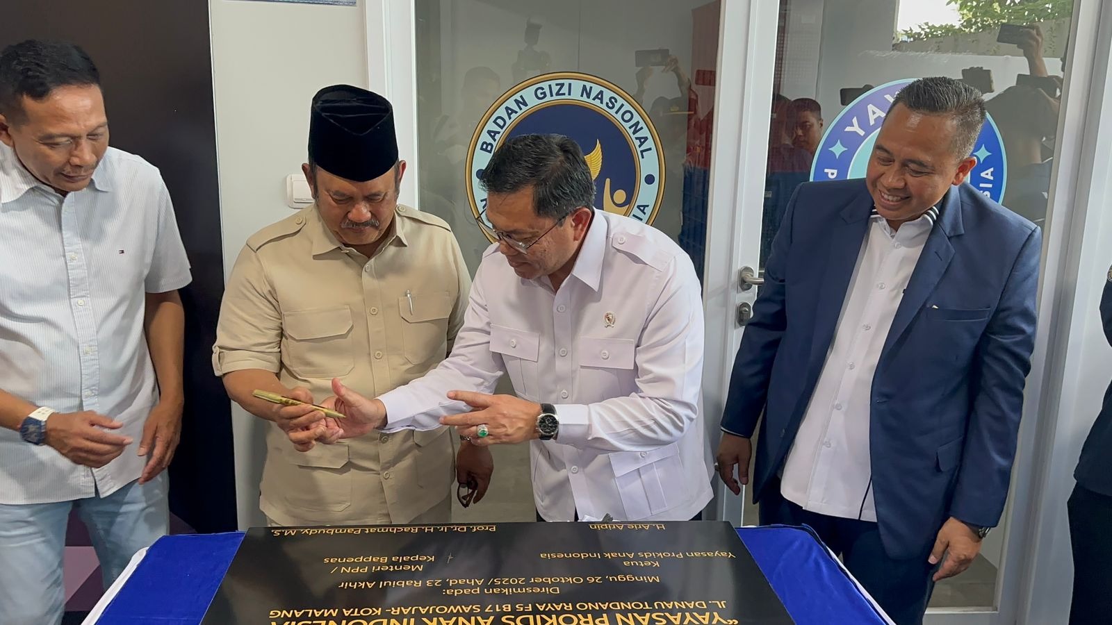 Wakil Kepala Badan Gizi Nasional Bangka Belitung (BGN Bangka Belitung) meninjau Satuan Pelayanan Pemenuhan Gizi (SPPG) Yayasan Prokids Anak Indonesia 